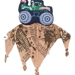 Little Sleepies Green Monster Truck Lovey